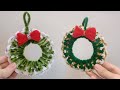 とっても簡単!モールを使ってクリスマスリース を作る Christmas Wreath Made with pipe Cleaners
