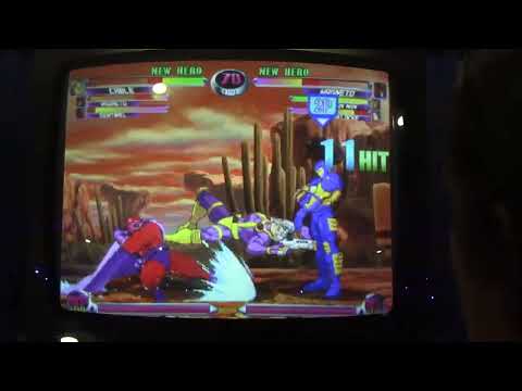 MvC2: CF George - Magneto/Iron Man 80% DHC Combo .:1.12.23:.