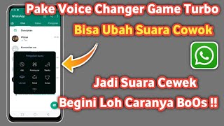 Voice Changer game Turbo untuk Telepon whatsapp Dan main Game screenshot 5