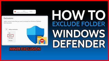 How to exclude folder in Windows Defender | Windows Defender Miner Exclusion