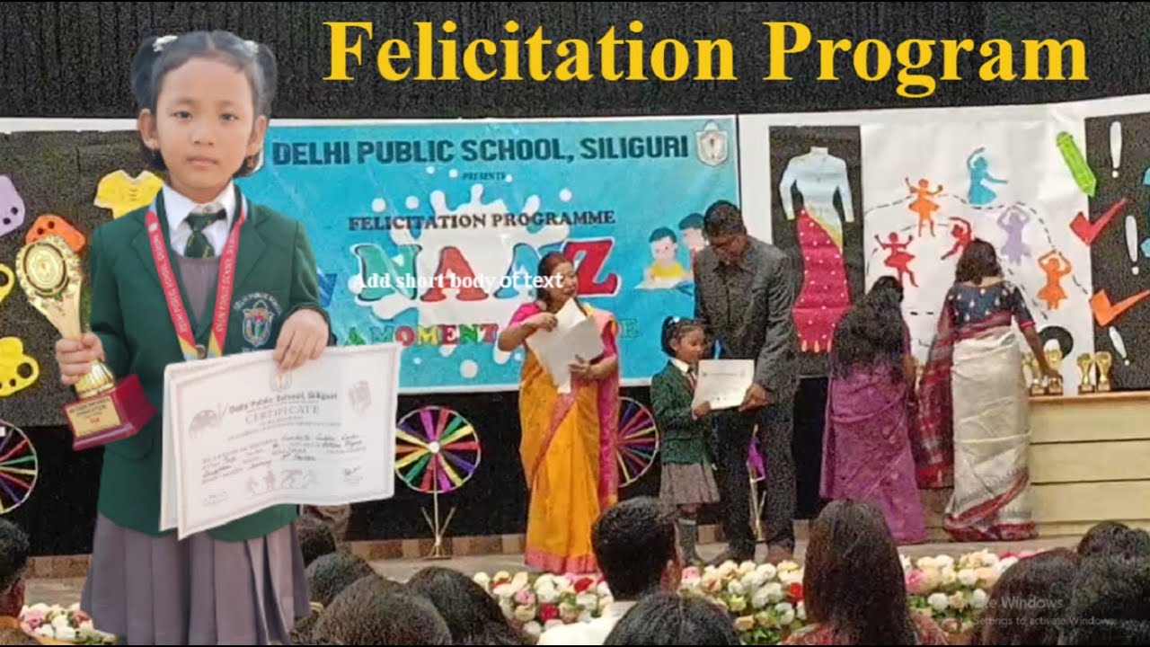 Felicitation Program DPS Siliguri 2022 - YouTube