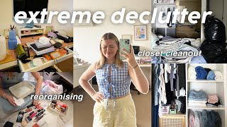 decluttering, organising & deep cleaning my entire apartment