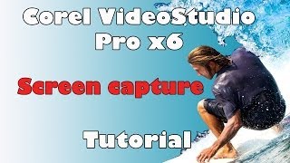 Corel VideoStudio Pro x 6, screen capture