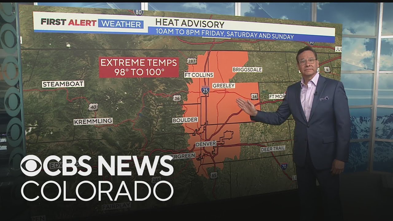 Heat Advisory for Denver metro area by Friday - YouTube