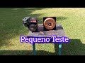 Pequeno teste gerando energia