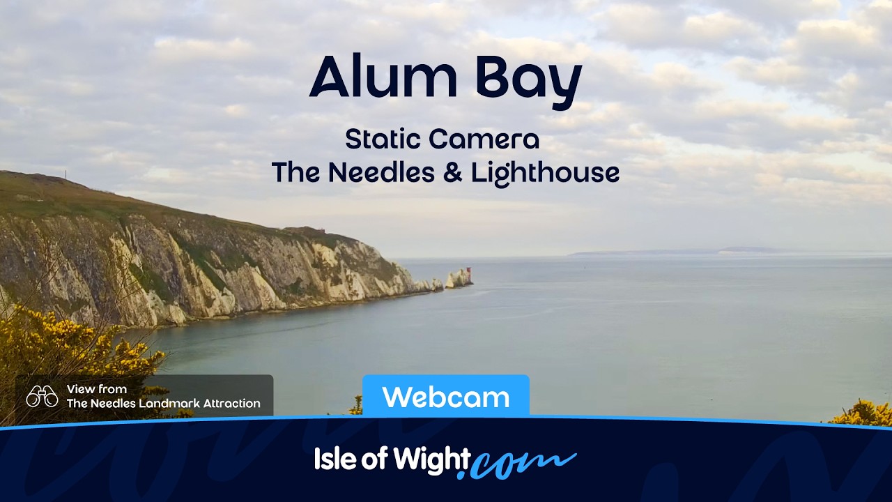 The Needles Lighthouse & Alum Bay Live Camera — Isle of Wight, England live camera thumbnail