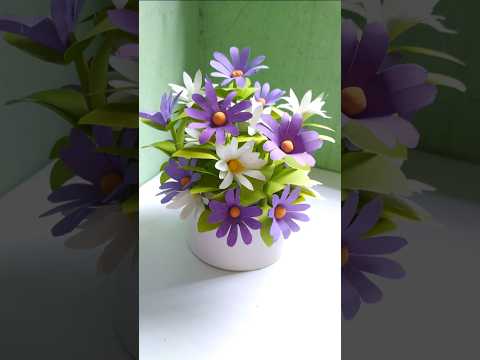 flower bouquet #shorts #diy #trending #craft #flowermaking #flowerbouqet