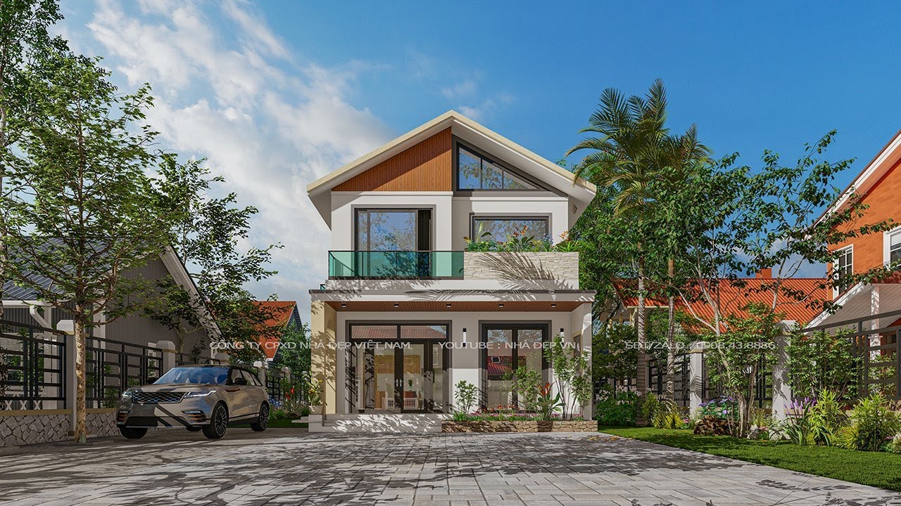 Mẫu nhà 2 tầng đẹp, hiện đại . Những mẫu nhà được tìm kiếm 2021 - YouTube