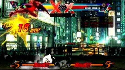 UMvC3 - Morrigan X-Factor lvl 3 loop for small characters, 1.2 million damage, 1 bar
