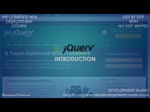Complete Web Development Course: jQuery Mobile