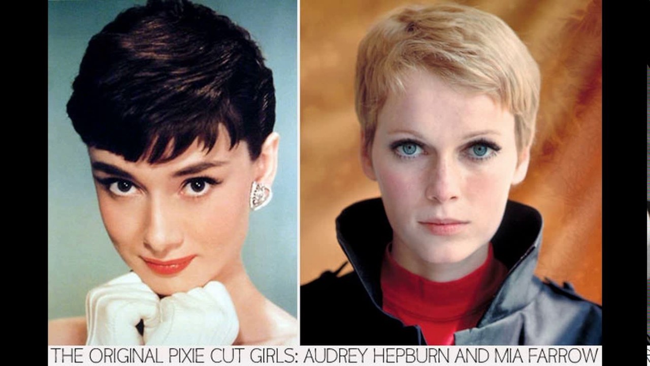 Mia farrow haircut short - YouTube