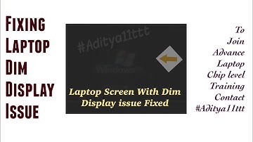Fixing Laptop Dim Display #Dimdisplay #fix #hack