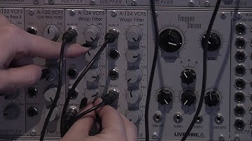 Doepfer A-124 Eurorack Wasp Filter Demo
