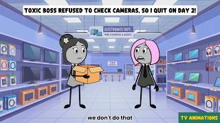 Toxic Boss Refused To Check Cameras, So I Quit On Day 2!