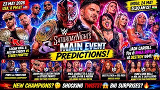 WWE Saturday Night’s Main Event Predictions #wwe #snme 