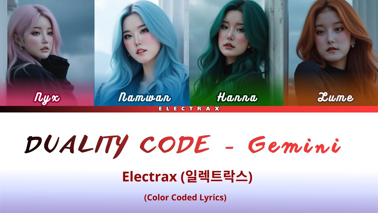 Electrax (일렉트락스) 'DUALITY CODE - Gemini' (Color Coded Lyrics)