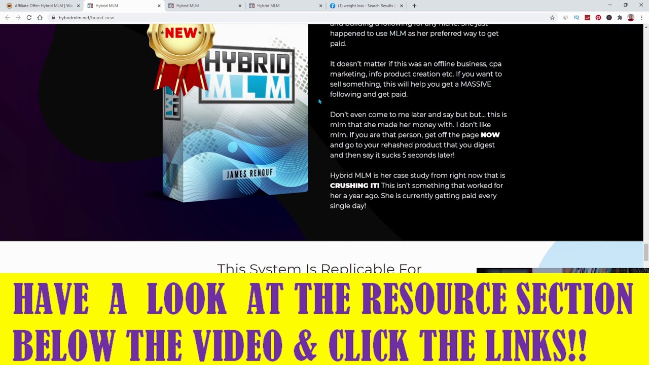 Hybrid MLM review - Hybrid MLM review & bonus - MLM software