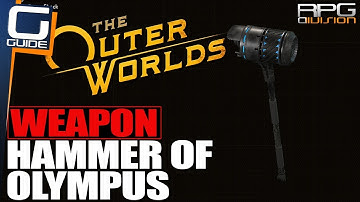HAMMER OF OLYMPUS Unique 2h Melee Weapon Location - OUTER WORLDS