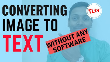 How to Convert Image to Text ( without any software )