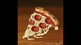 How to Draw Pizza Speedpaint on Procreate #art #digitalart #procreate #speedpaint #food #pizza
