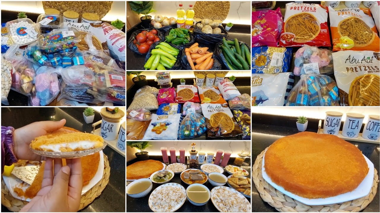 مشتريات ضيافة العيد🥳افضل منتجات بجودة عالية وسعر حلو واشيك سفرة رمضانى🌾 يا ليلة العيد