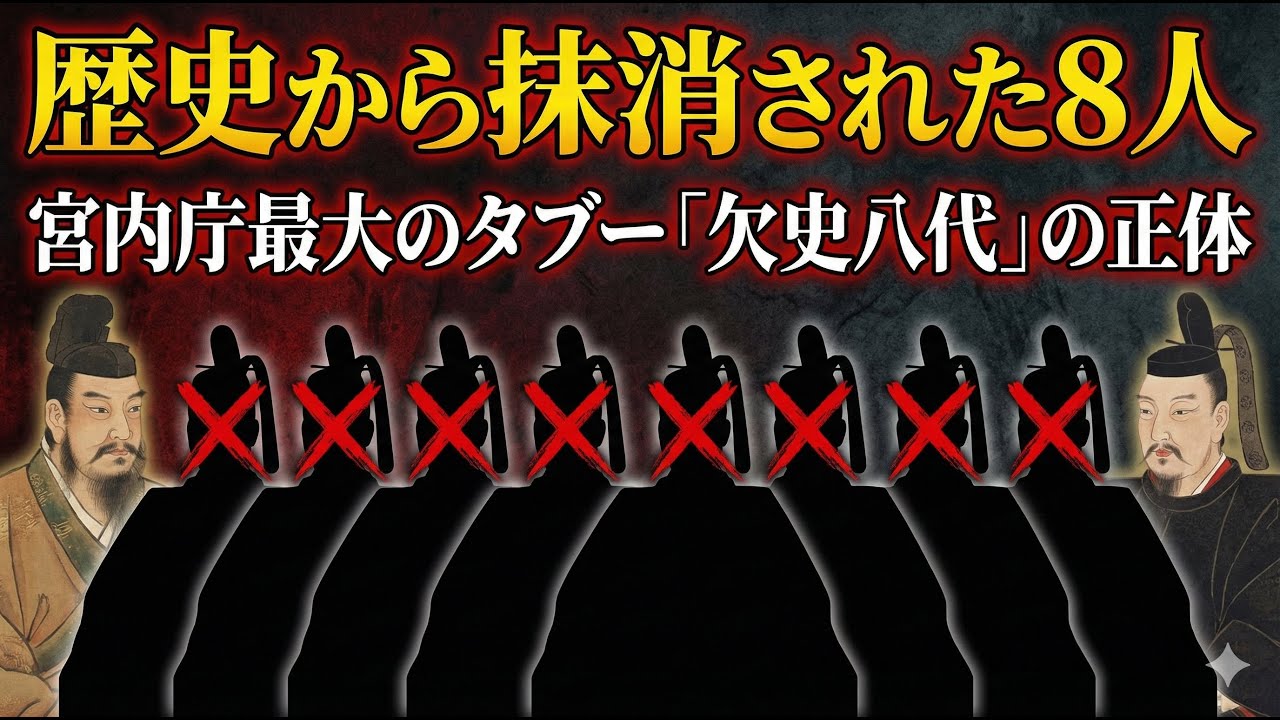 【歴史考察・都市伝説】　歴史から抹消された8人の天皇…宮内庁がひた隠しにする『欠史八代』の正体と、禁断の古墳