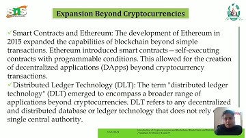 Video Lecture| Introduction to Cryptocurrency|AP|B.Com IT |SNS Institutions