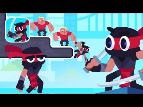 Ninja Cut 2D - Gameplay Walkthrough 1-30 lvl (iOS)