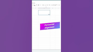 Text in Cell alignment in Google Sheets