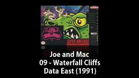 SNES - Joe and Mac - 09 - Waterfall Cliffs