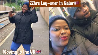 (Pt. 2)Moving From Nigeria 🇳🇬 To The UK 🇬🇧| 22hrs Layover In Qatar 🇶🇦 | Very Convenient