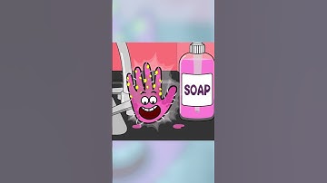 Thumbnail of Wash your hands - We are hands song - Magic Soap - Wash us - Kids - Nursery Rhymes - #shorts