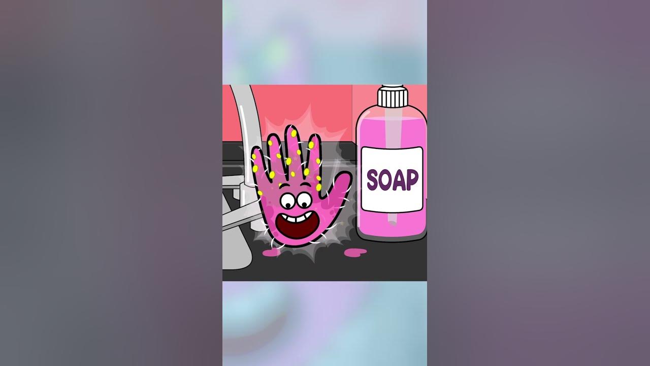 Wash your hands - We are hands song - Magic Soap - Wash us - Kids - Nursery Rhymes - #shorts