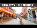 Montreal Walk in Chinatown and Old Montreal, Quebec, Canada! #montrealwalk #oldmontreal