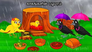 ககஙகளன பழமரமRain Story Moral Story In Tamil Village Birds Cartoon