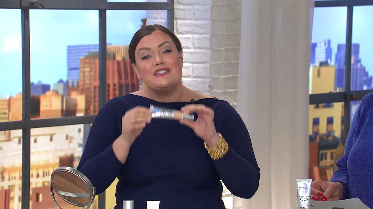 IT Cosmetics Super-Size Full Coverage Physical SPF 50 CC  Cream with Leah Williams