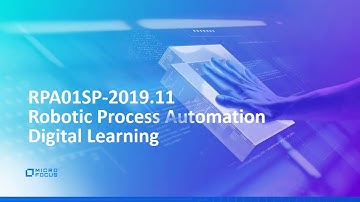 Robotic Process Automation (RPA) Digital Learning series