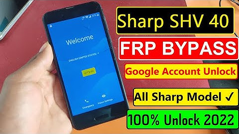 Docomo sharp Aqous(Shv40) Frp bypass without pc...remove Google   account without pc✅🆗