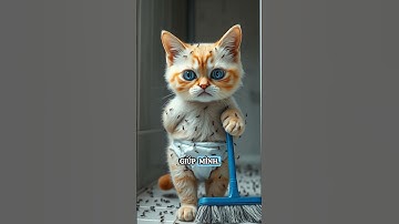 Tội nghiệp mèo con bị anh thả kiến cắn #shortsfunny # #viralvideo #hoathinh#family
