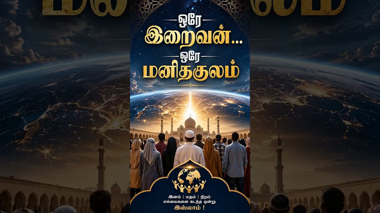 ஒரே இறைவன்… ஒரே மனிதகுலம்┇#shorts┇#WaytoParadise