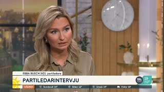 Ebba Busch (KD): ”Vi kan inte be fram energiförsörjning” | Nyhetsmorgon | TV4 &amp; TV4 Play