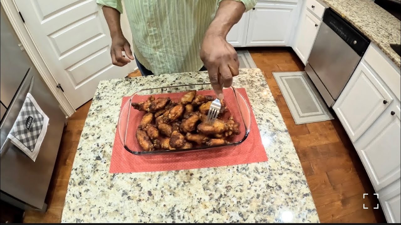 How To Make Crispy, Juicy And Delicious Air Fried Chicken Wings 