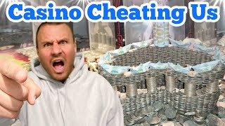 CASINO CHEATING US Playing The High Limit Coin Pusher