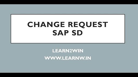 create sales order types sap sd | change request process sap sd | create sales document type sap sd
