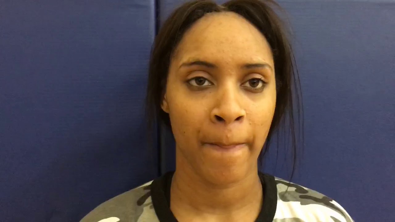 Hamady’s Treshondra Williams on her clutch free throw shooting in OT newspaper mockup