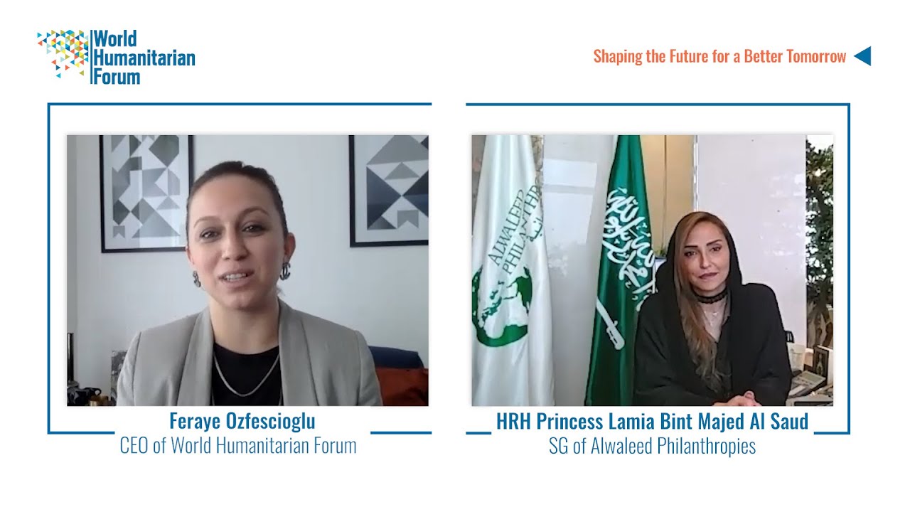 WHF Talks Live- Interview with HRH Princess Lamia Bint Majed Al Saud, SG of Alwaleed Philanthropies