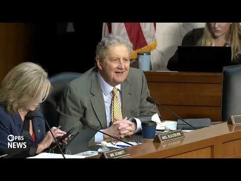 WATCH: Sen. Kennedy questions FBI Director Kash Patel in oversight hearing