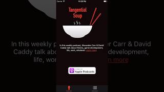 Tangential Soup Podcast iOS App Demo screenshot 5