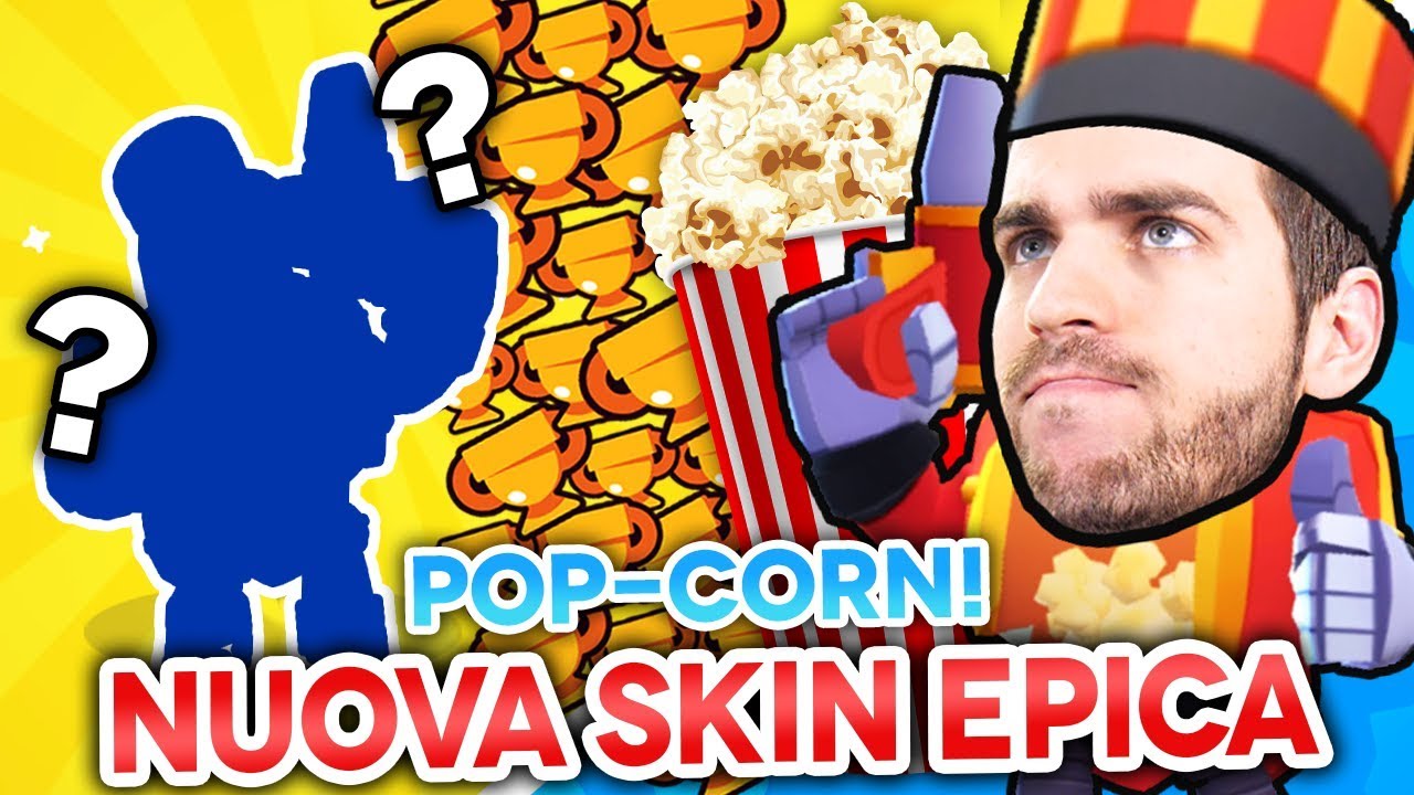 Shoppo La Nuova Skin Bellissima Pop Corn Ovunque Brawl Stars Ita 15 Youtube - stecca skin pop corn brawl stara