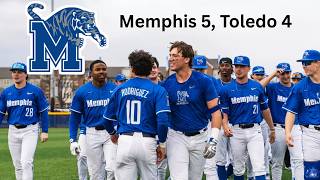 Memphis Baseball Highlights Memphis 5, Toledo 4-- #Memphis Tigers Baseball
